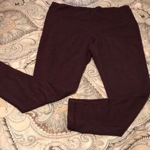Plum colored legging